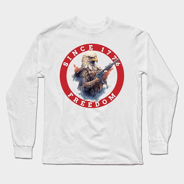 Since 1776 Celebrating Freedom Long Sleeve T-Shirt by fatbastardshirts